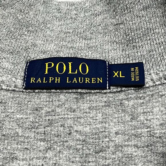 Polo Ralph Lauren Sweater 1/4 Zip Pullover Knit Cotton Mockneck Men Size XL Pony - Picture 4 of 7